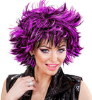 Black-Purple Steamy Wig In Box
