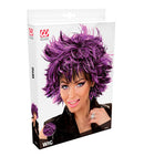 Black-Purple Steamy Wig In Box