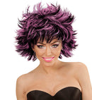 Black-Purple Steamy Wig In Box