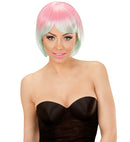 Pink-Turquoise Melange Fashion Wig In Color Box