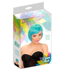 Green-Blue Melange Fashion Wig In Color Box