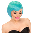 Green-Blue Melange Fashion Wig In Color Box