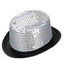 Top Hat Sequin Silver 11 Cm
