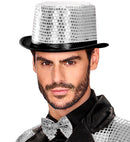 Top Hat Sequin Silver 11 Cm