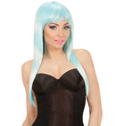 Blue-Turquoise Melange Fashion Wig In Color Box