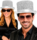Top Hat Lurex Silver 12 Cm