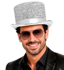 Top Hat Lurex Silver 12 Cm