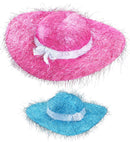Tinsel Lady Hat Pink & Azure Assorted