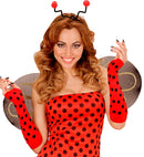 Fingerless Ladybug Gloves - 33 Cm
