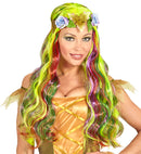 Flower Fairy Wig With Flower Headband In Polybag