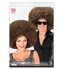 Top Quality Brown Oversized Afro Wig In Polybag