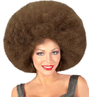 Top Quality Brown Oversized Afro Wig In Polybag