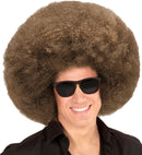 Top Quality Brown Oversized Afro Wig In Polybag