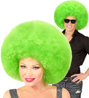 Top Quality Green Oversized Afro Wig In Polybag