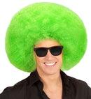 Top Quality Green Oversized Afro Wig In Polybag