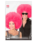 Top Quality Pink Oversized Afro Wig In Polybag
