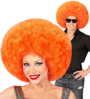 Top Quality Orange Oversized Afro Wig In Polybag