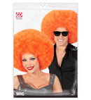 Top Quality Orange Oversized Afro Wig In Polybag