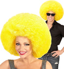 Top Quality Yellow Oversized Afro Wig In Polybag