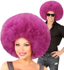 Top Quality Purple Oversized Afro Wig In Polybag