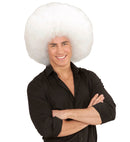 Top Quality White Oversized Afro Wig In Polybag