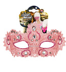 Pink Noblesse Lace Eyemask Decorated  & Gems