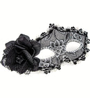  Flowers Eyemask With Black Rose