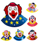 Set Of 6 Clown Hats