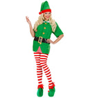 Red-White Striped Pantyhose 70 Den