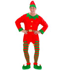 Green-Red Striped Pantyhose 70 Den