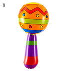 Inflatable Maracas With Jingle Bell 20 Cm