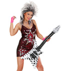 Inflatable Zebra Rockstar Guitar 95 Cm