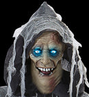 Sound Sensor Activated Talking Zombie With Moving Jaw & Light Up Eyes 160 Cm - Speaks 3 Different Rhymes 
