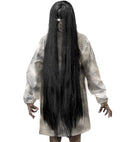 Black Evil Spirit Wig - 100 Cm - In Polybag