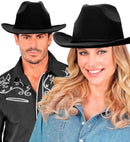 Real Look Black Cowboy Hat
