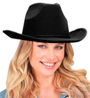 Real Look Black Cowboy Hat