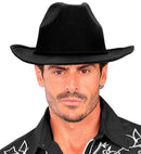Real Look Black Cowboy Hat