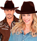 Real Look Brown Cowboy Hat