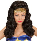 Super Hero Girl Wig With Sequin Headband In Box