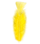 50 Feathers Yellow - Abt. 10 Cm