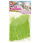 50 Feathers Green - Abt. 10 Cm