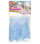 50 Feathers Turquoise - Abt. 10 Cm