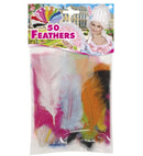 50 Feathers Multicolor - Abt. 10Cm