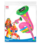 Pink Inflatable Tuba 63 Cm