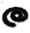 Decorative Marabou Black - 2 M