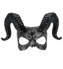 Mask With Horns Hard Plastic