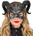Mask With Horns Hard Plastic
