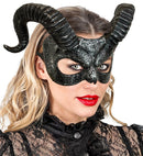 Mask With Horns Hard Plastic