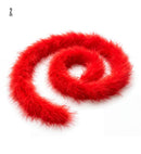 Decorative Marabou Red - 2 M
