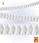 White Boa Garland 3,5 M - Flame Retardant